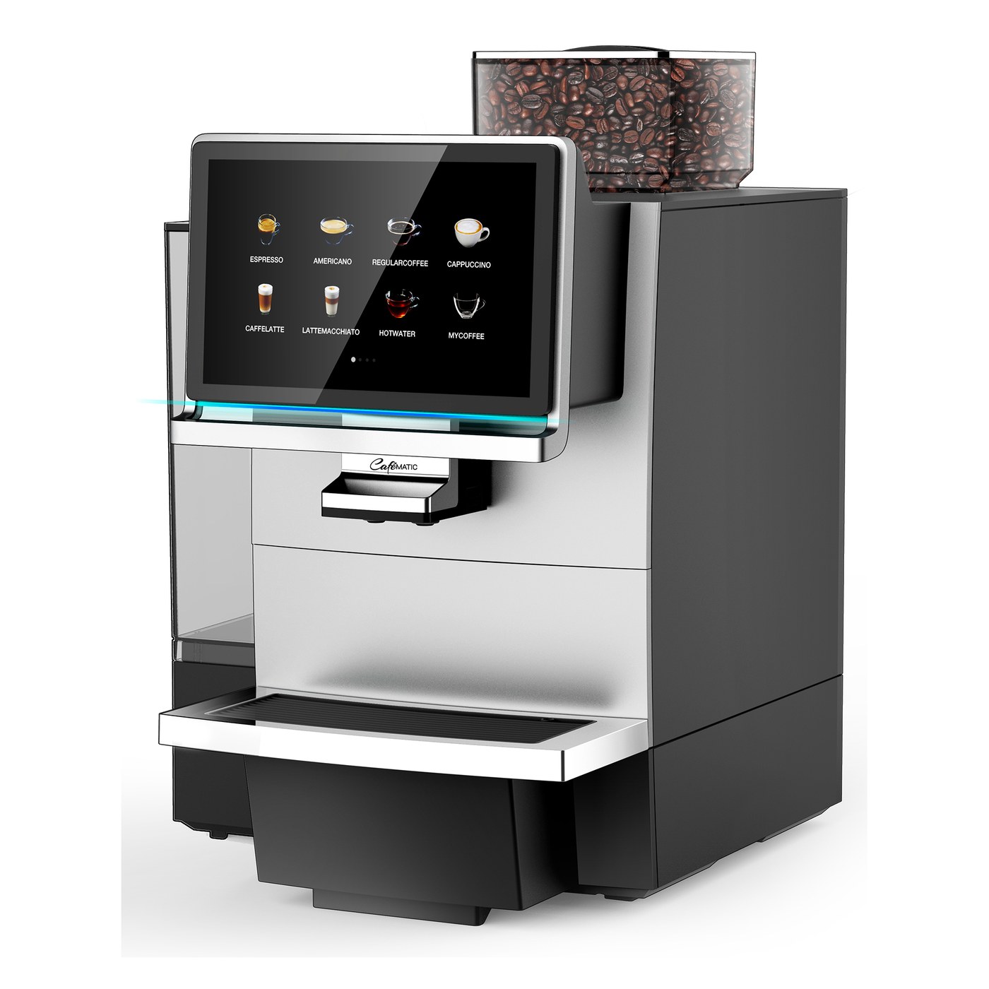 เครื่องชงกาแฟสด CaféMatic 2 หน้าจอสัมผัส พร้อมโถใส่เมล็ดกาแฟ